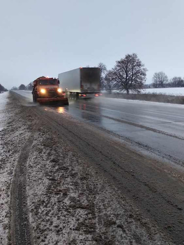 Як на Полтавщині чистили дороги Як на Полтавщині чистили дороги