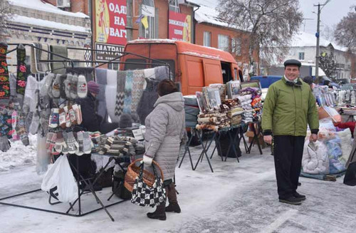 В Пирятині відбувся святковий новорічний ярмарок