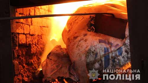 На Полтавщині спалено наркотиків на суму 1,8 мільйонів гривень