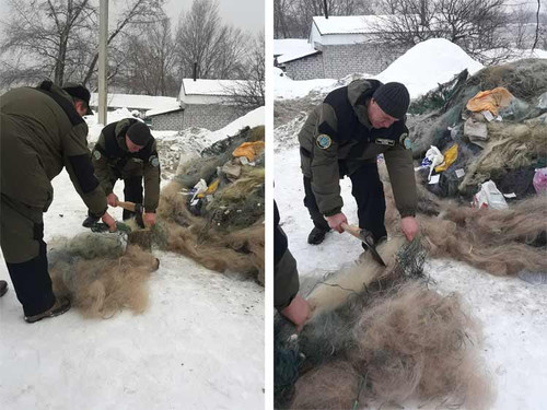 знищено заборонені знаряддя лову