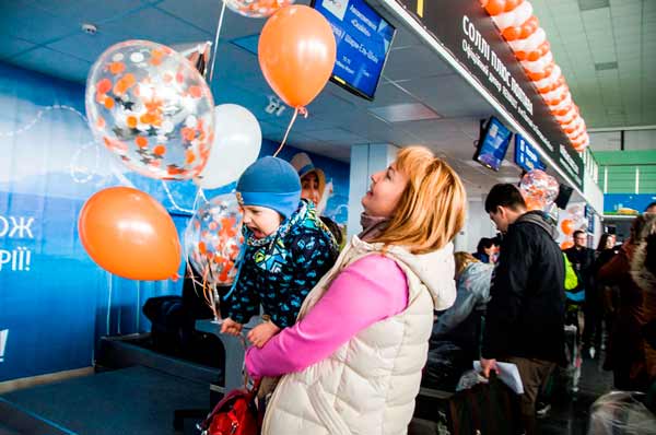 перший міжнародний рейс до Єгипту