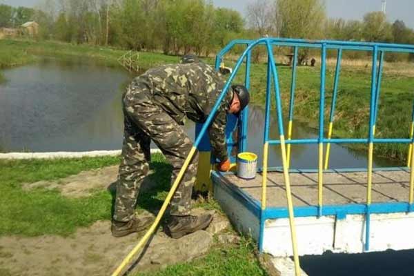 На Гребінківщині відновлюють гідротехнічні споруди