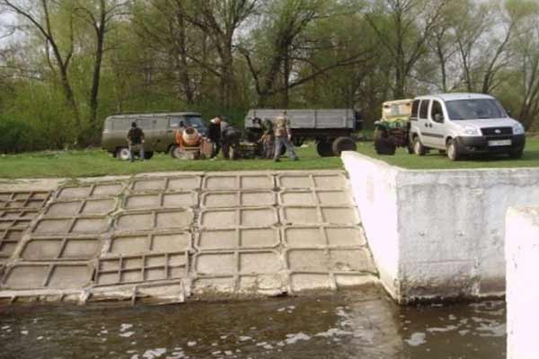 На Гребінківщині відновлюють гідротехнічні споруди