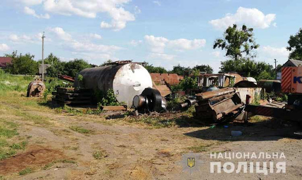 На Полтавщині унаслідок вибуху на нафтобазі постраждав чоловік