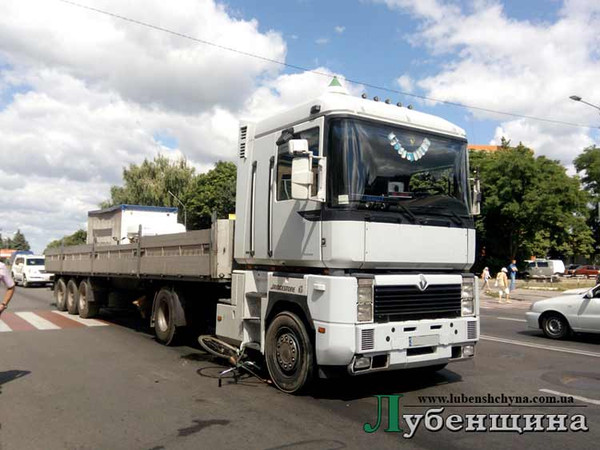 У Лубнах трапилася ДТП за участю велосипедиста