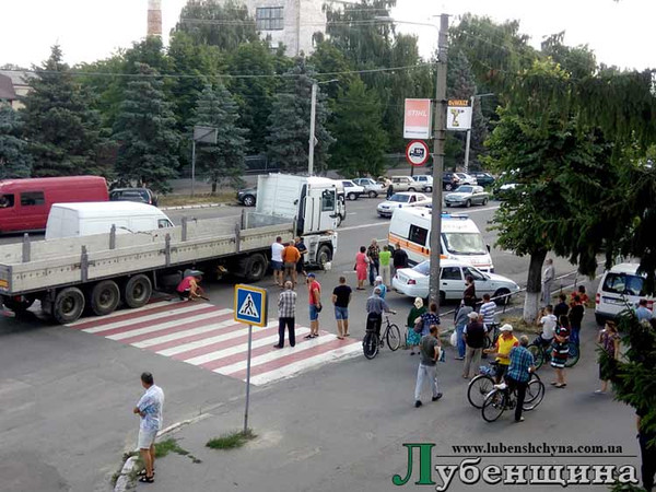 У Лубнах трапилася ДТП за участю велосипедиста