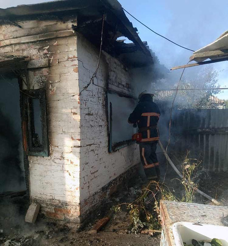 На Гребінківщині пожежа знищила житловий будинок
