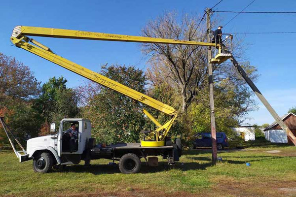Реконструкція зовнішнього освітлення вулиць Гребінки