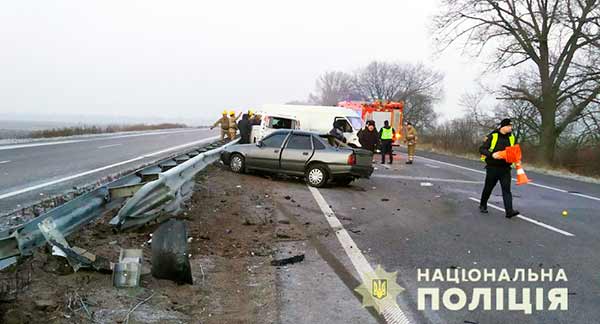 Потрійне ДТП на Полтавщині