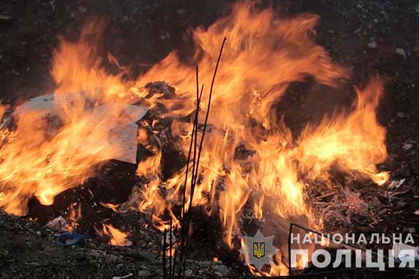 На Полтавщині «спалили» наркотиків на суму понад 860 тисяч гривень