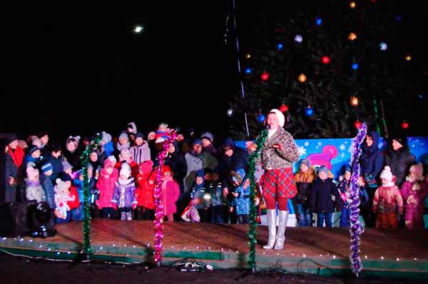 У Гребінці урочисто відкрили головну ялинку громади