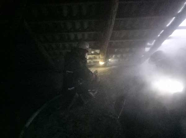 На Гребінківщині через несправну піч згорів будинок