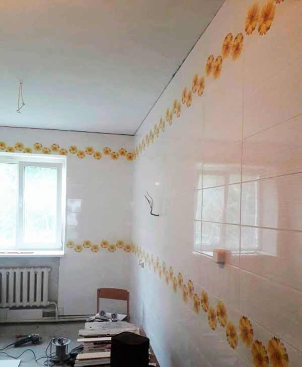 Ремонтні роботи в їдальні Гребінківської філії ЗОШ №2