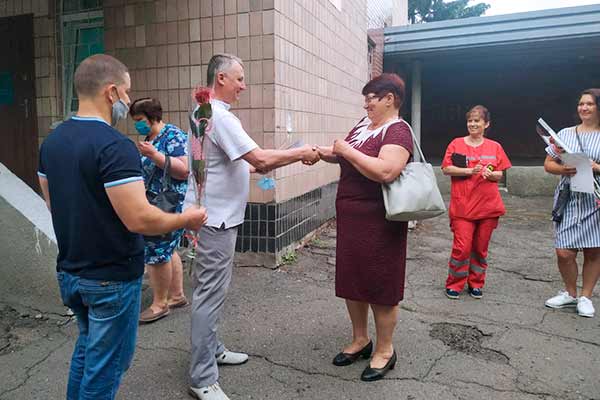 Медичних працівників Гребінківської ОТГ привітали із професійним свято