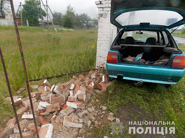 Через ДТП на Полтавщині жінка-водій потрапила до лікарні