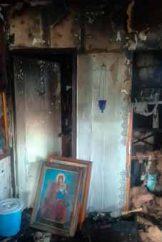 На Полтавщині невідомі спалили храм