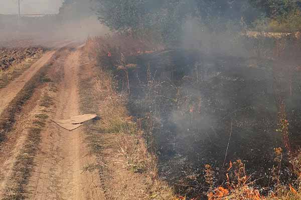 Пожежа на відкритій території