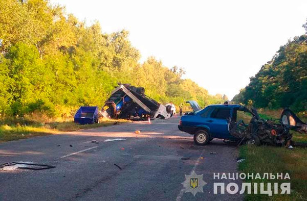 На Полтавщині зіткнулися ВАЗ і Volkswagen