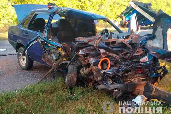 На Полтавщині зіткнулися ВАЗ і Volkswagen