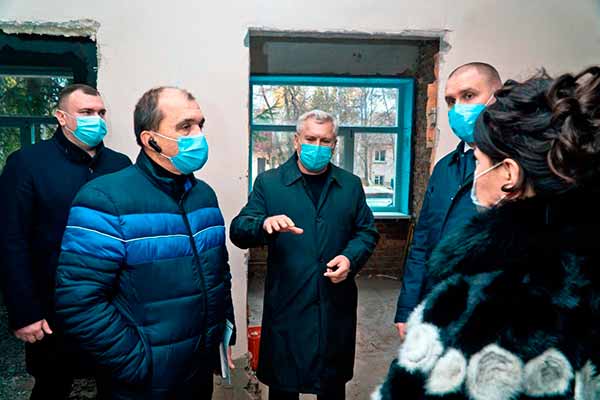 У Лубнах тривають роботи з реконструкції приймального відділення