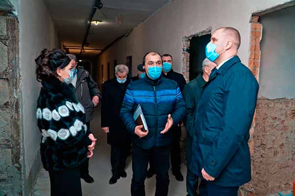 У Лубнах тривають роботи з реконструкції приймального відділення