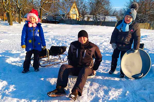 Катання взимку