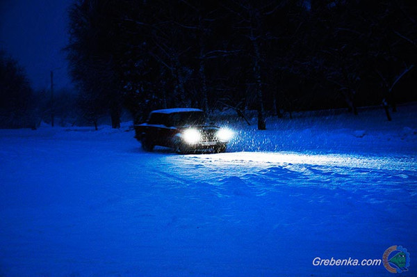 Хуртовина на дорогах гребінківщини
