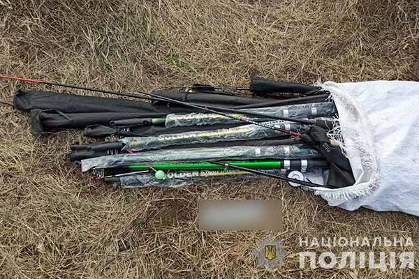 Поліція затримала підозрюваного у викраденні рибацького приладдя