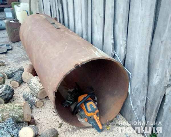 На Полтавщині поліцейські завадили незаконній вирубці лісу (ФОТО)