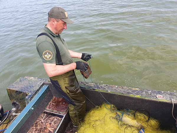 виявлено та знято з лову понад кілометр сіток