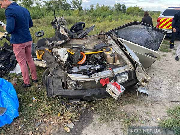 У смертельній ДТП під Кременчуком загинули двоє людей