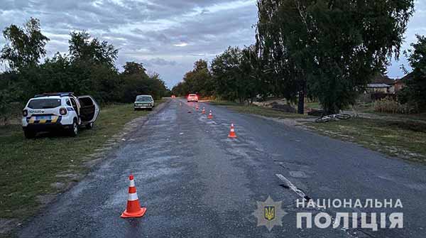 водій ВАЗу збив велосипедиста