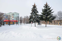 Зимовими вулицями Гребінки