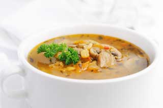  Гороховый суп с шампиньонами 