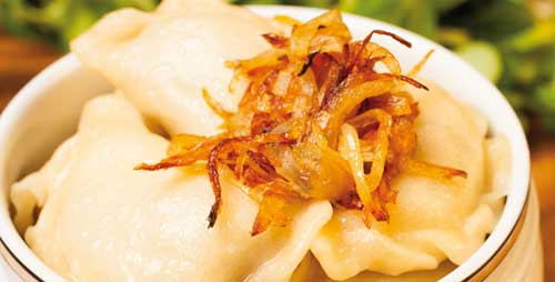 Вареники з куркою та печінкою Вареники з куркою та печінкою