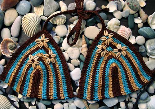 Вязаный купальник