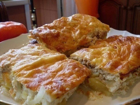 запеканка с рыбой и овощами