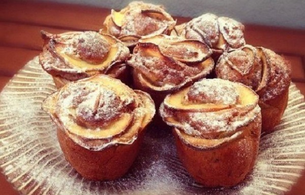 яблочные кексы