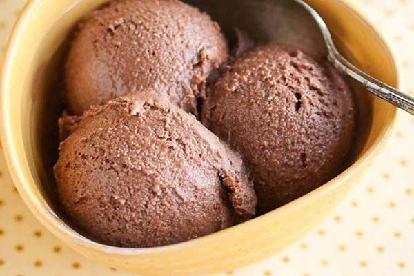 Банановое мороженое с какао