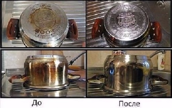 как очистить кастрюли как очистить кастрюли