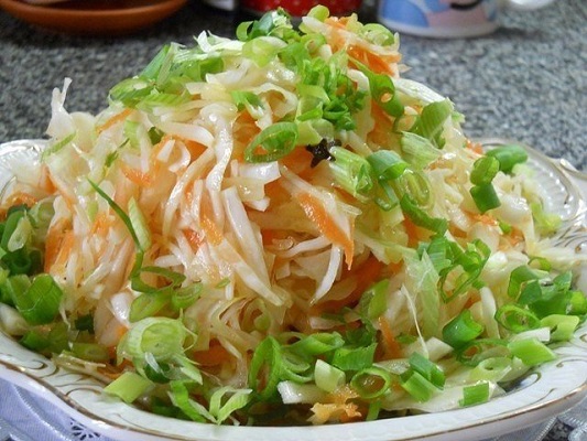 Маринованая капуста с чесноком