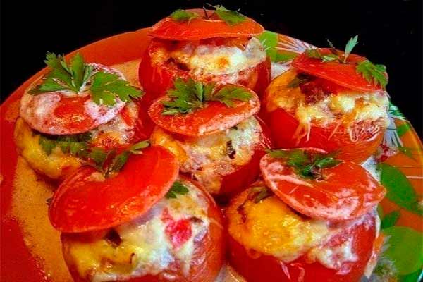 Фаршированые помидоры