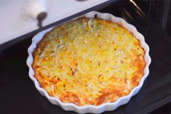 Картофельно-яичная запеканка