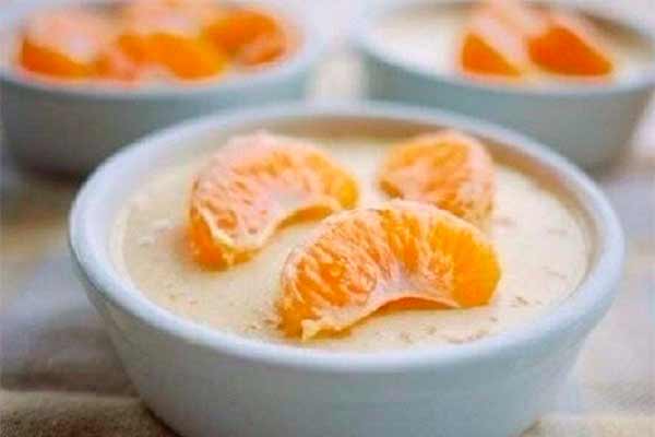 Апельсиново-молочный десерт