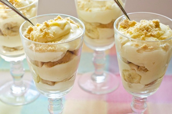 Творожно-банановый крем