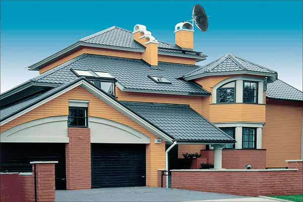 Виды кровля для загородных коттеджей