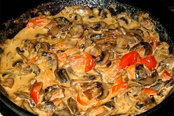 Соус из грибов со сливками
