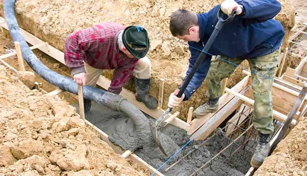Использование бетононасоса