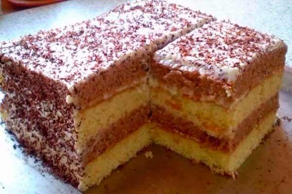 Торт на сметане