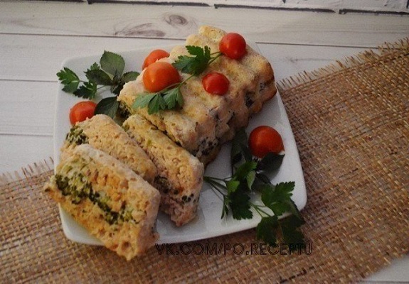 Куриная запеканка с овощами